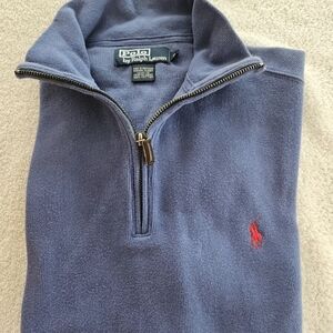 Men's 1/4 zip front sweater